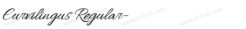 Curvilingus Regular字体转换